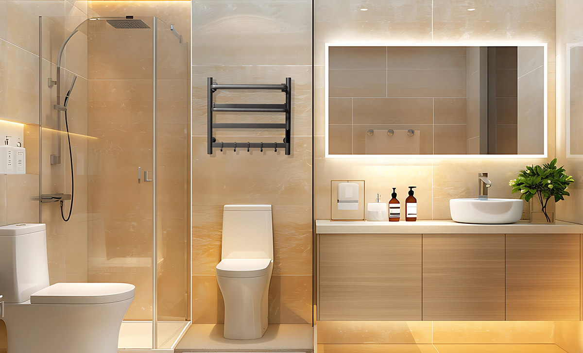 拒绝漏液隐患！麦斯克电热毛巾架更安心