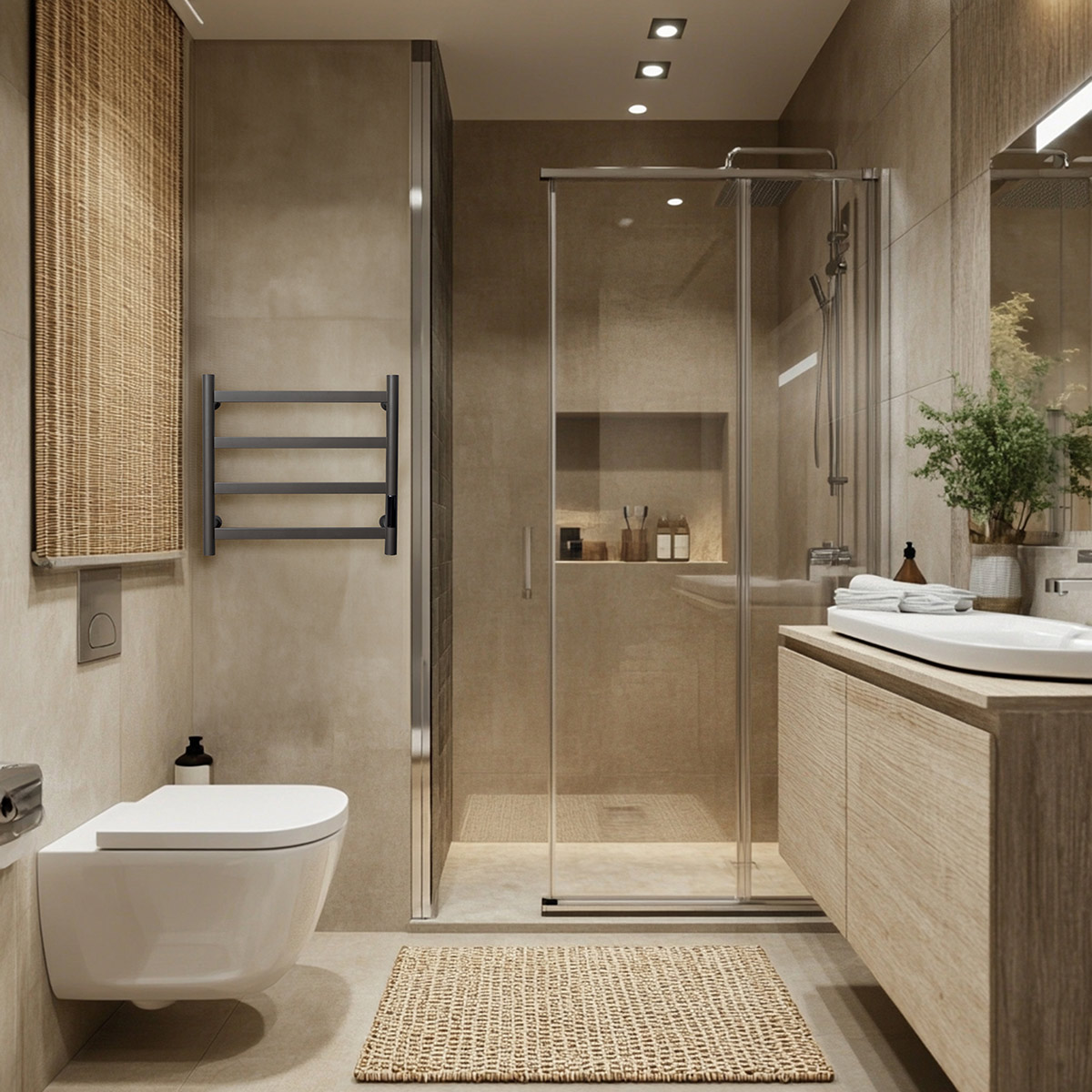 智能电加热毛巾架，解锁卫浴空间便捷新体验