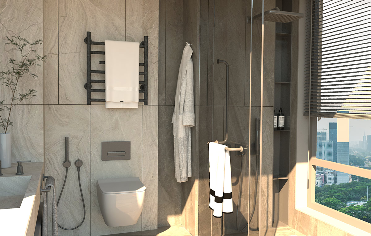 电加热毛巾架，环保节能与舒适生活的双重践行者